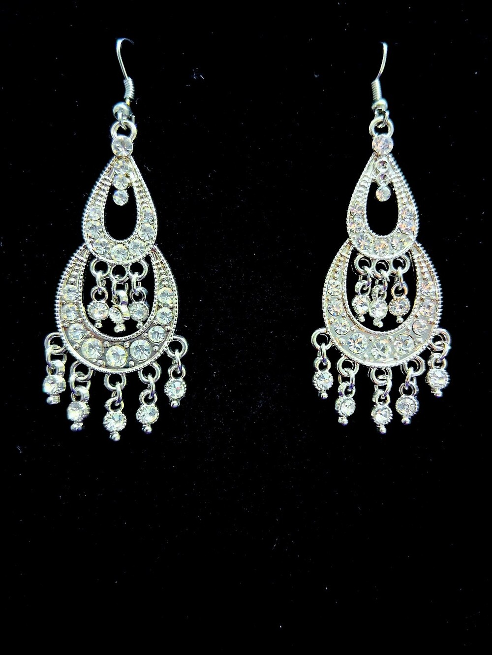 Sparkledrop Crystal Chandelier Earrings